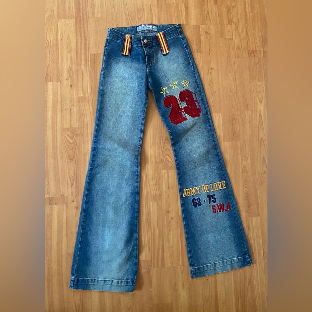 Fun funky flare jeans